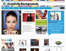 Tablet Screenshot of creativitybackgrounds.co.uk